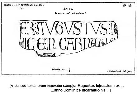Jaffa Latin Inscription